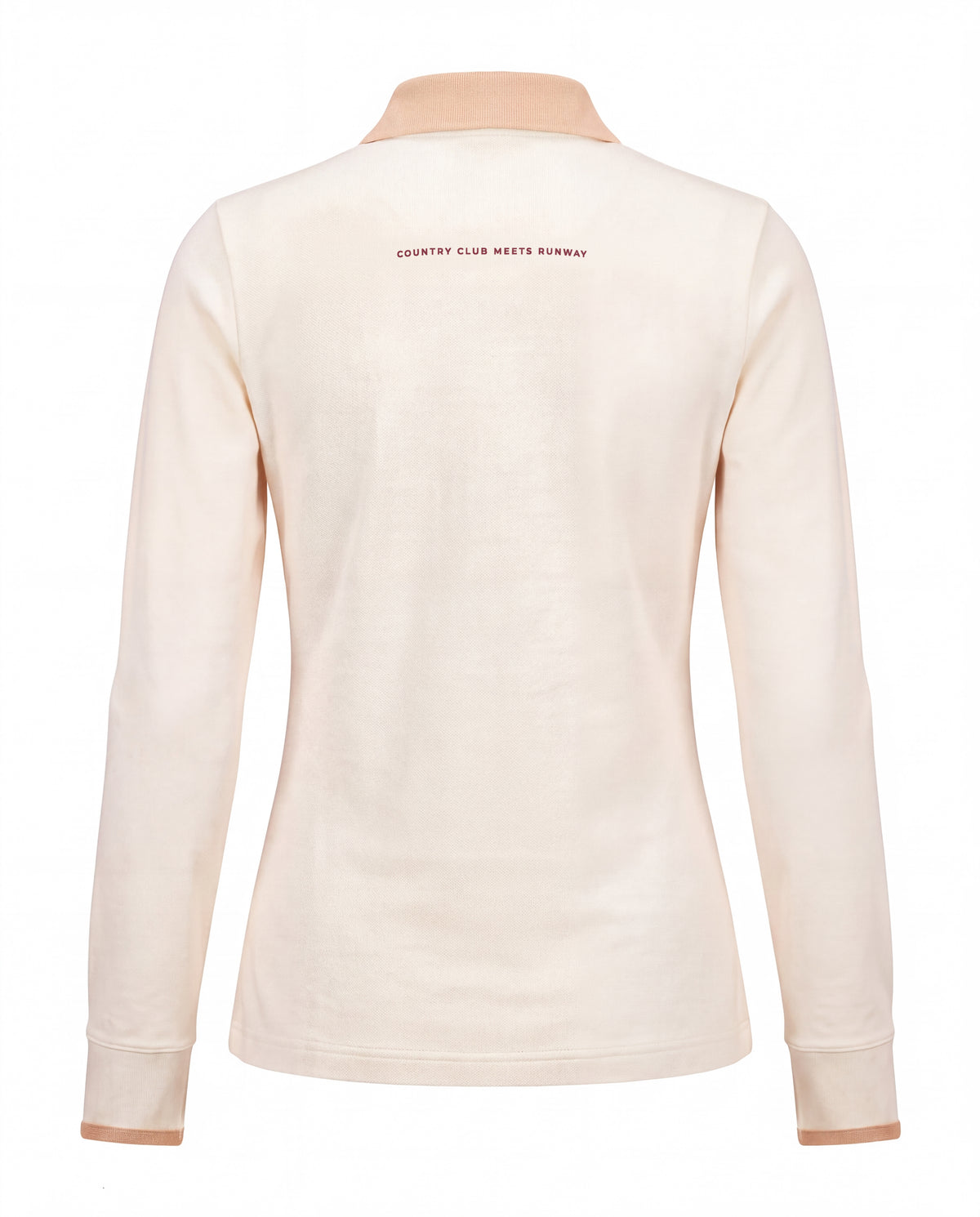 The Golden Tee Polo by Tee Noir - back view