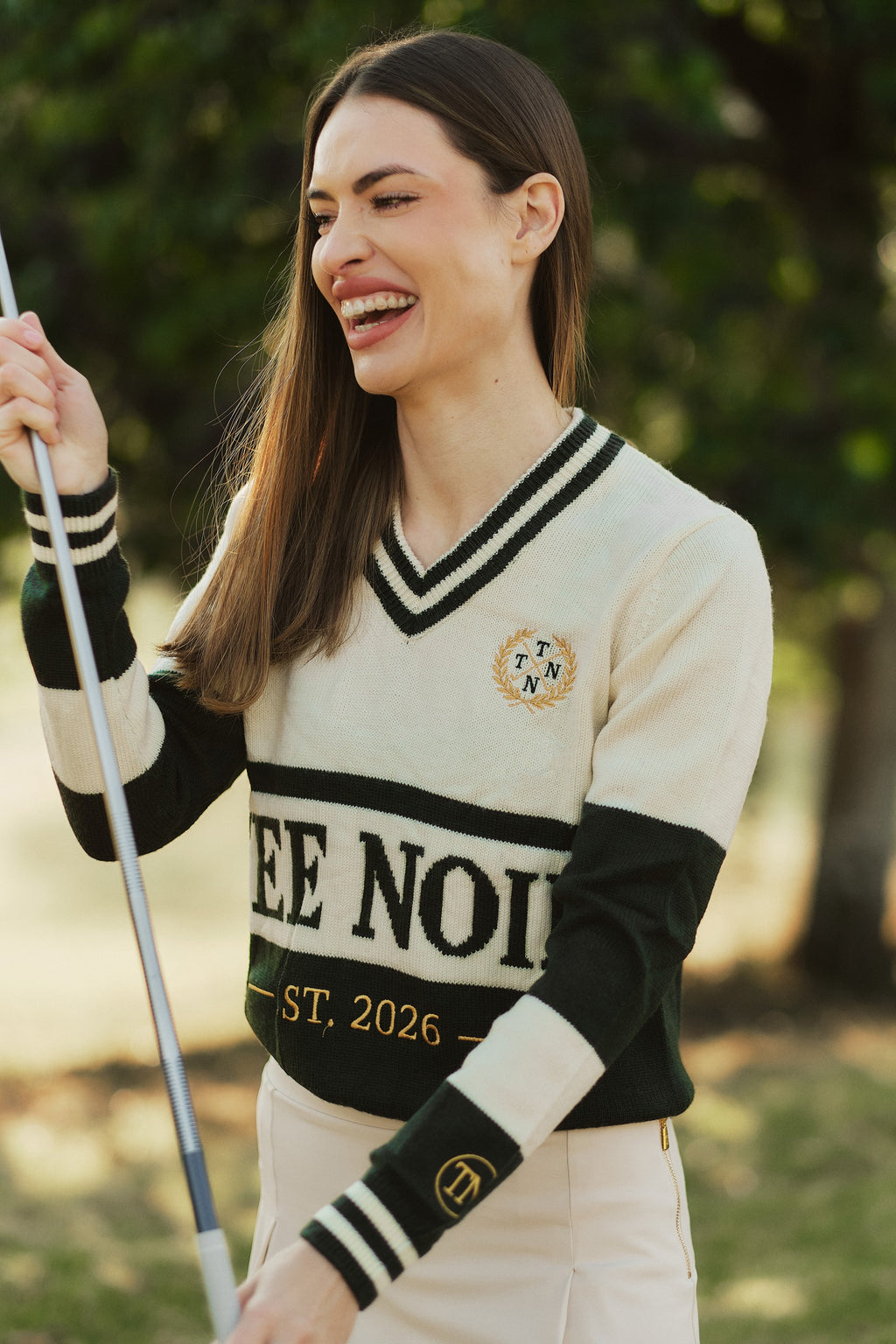 The Fleetwood Cardigan — Tee Noir campaign shoot, look one