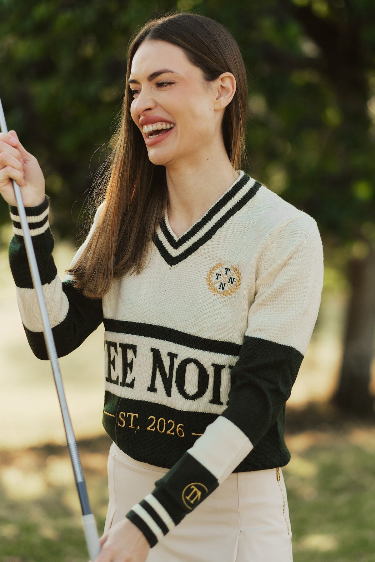 The Fleetwood Cardigan — Tee Noir campaign shoot, look one