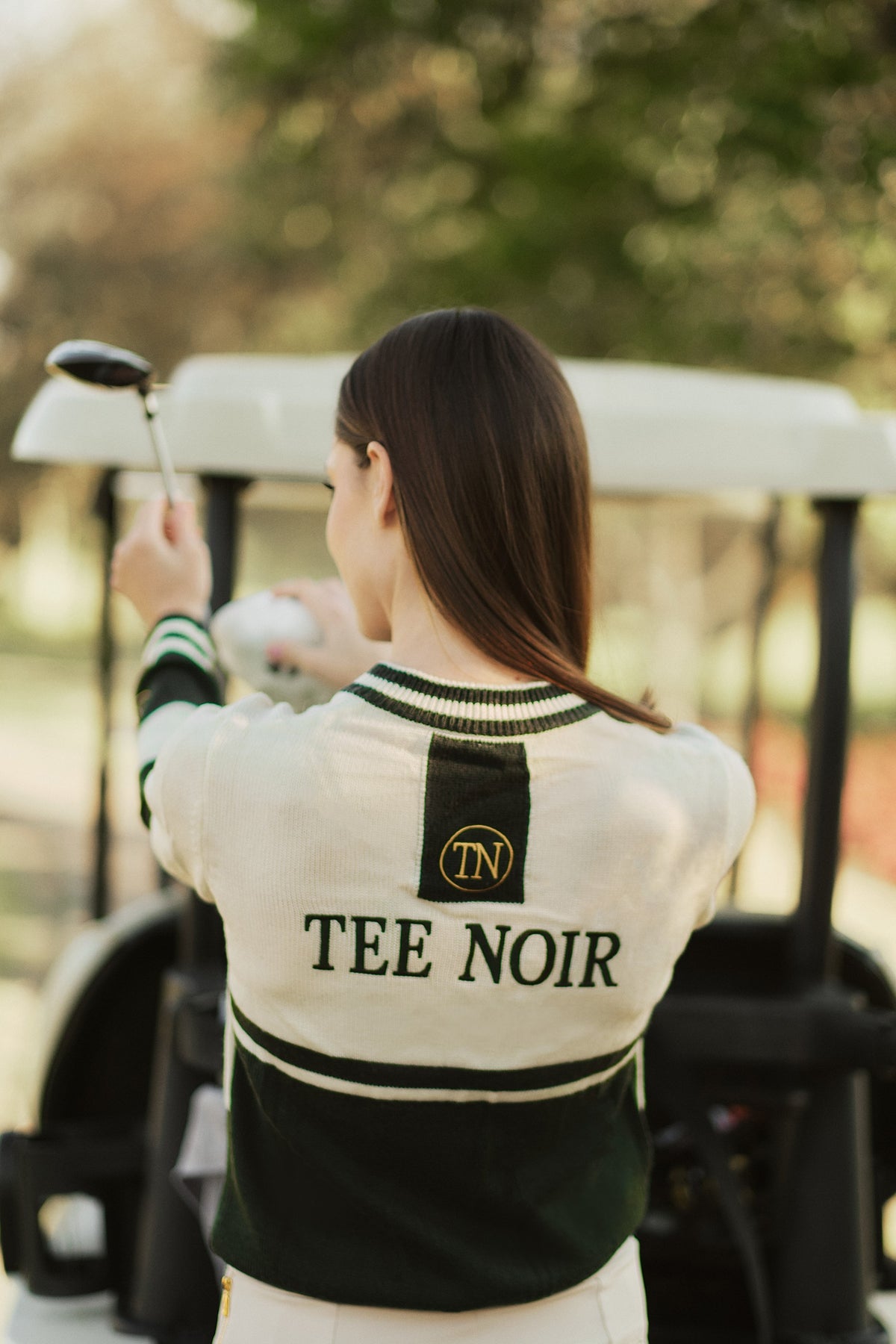 The Fleetwood Cardigan — Tee Noir campaign shoot, look two