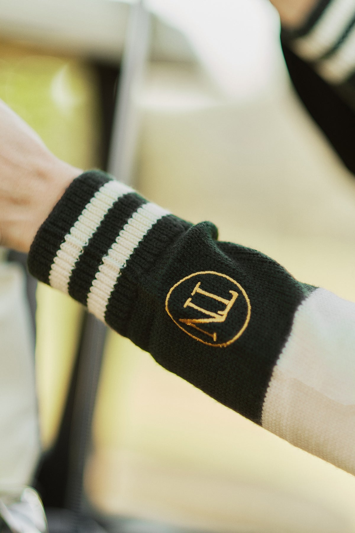 The Fleetwood Cardigan — Tee Noir campaign shoot, look three